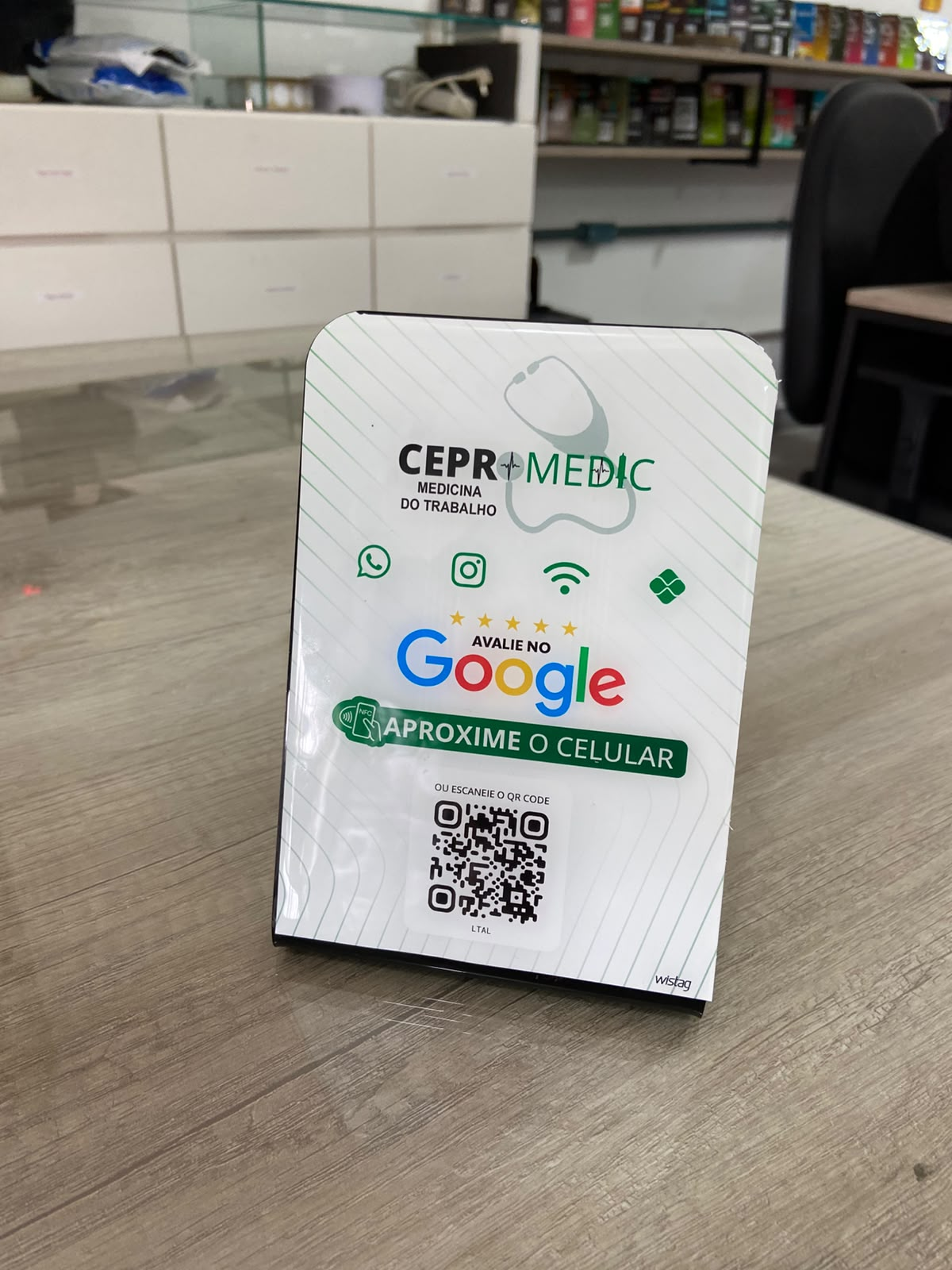 Plaquinha Tapy em clínicas